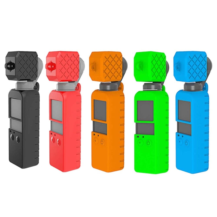PULUZ 2 en 1 Juego de fundas de silicona con textura de diamante para DJI OSMO Pocket, For DJI OSMO Pocket