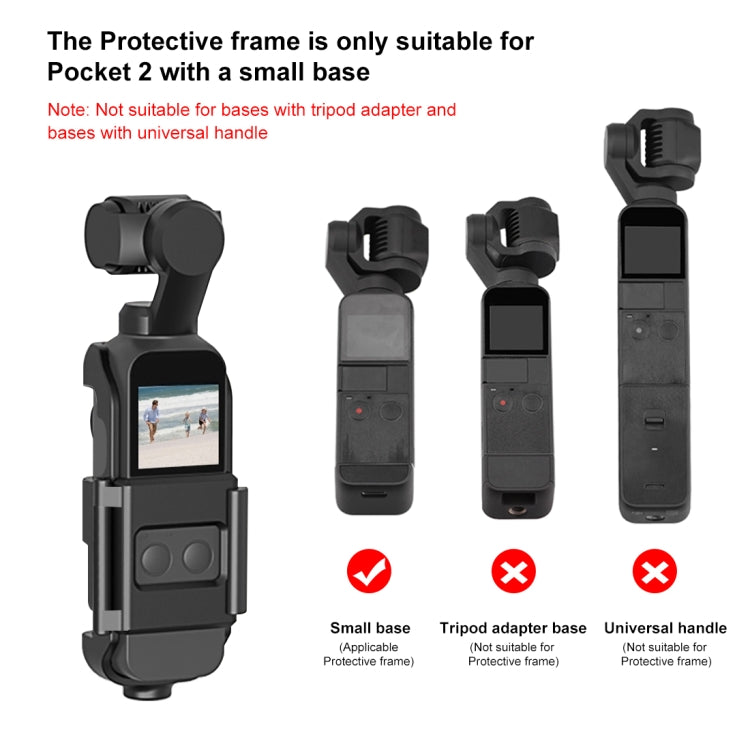 Marco de soporte de cubierta protectora de carcasa PULUZ para DJI OSMO Pocket / Pocket 2, For DJI OSMO Pocket