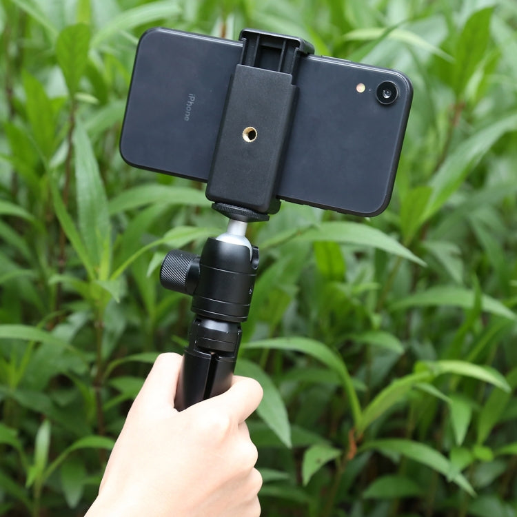 PULUZ Mini soporte para trípode de escritorio de metal de bolsillo con tornillo de 1/4 de pulgada para cámaras DSLR y digitales, carga: 10 kg, Desktop Tripod