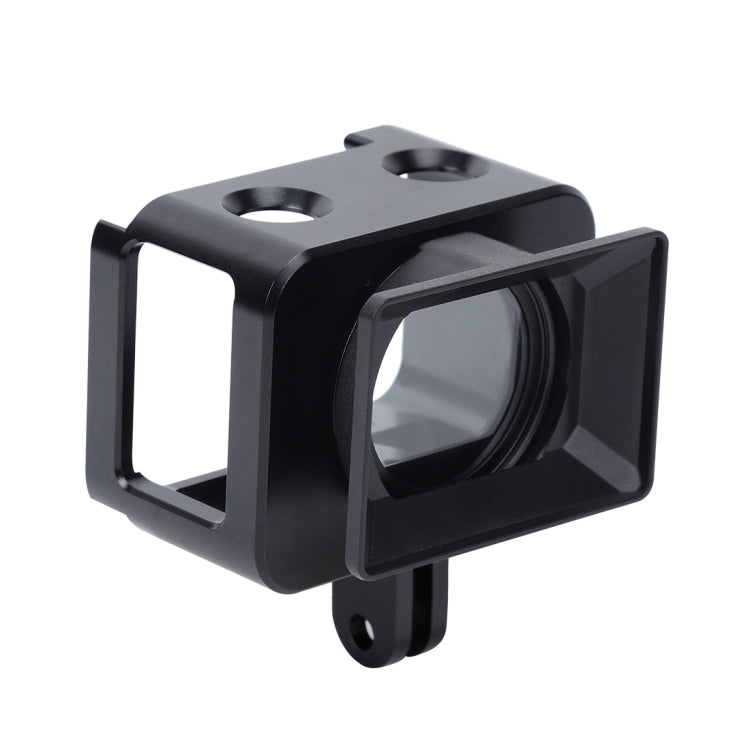 Jaula protectora de aleación de aluminio PULUZ + lente con filtro UV de 37 mm + parasol para lente con tornillos y destornilladores para Sony RX0 / RX0 II, For Sony RX0 II