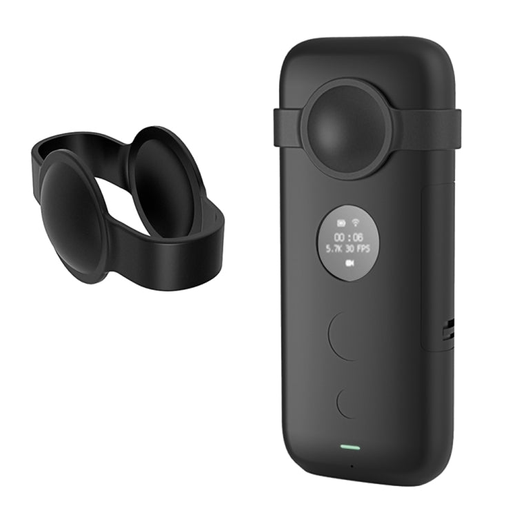 Funda protectora de silicona PULUZ con cubierta de lente para Insta360 ONE X, For Insta360 ONE X(Black), For Insta360 ONE X(Red)