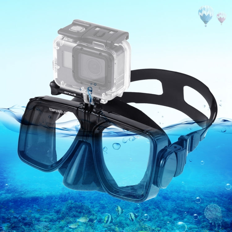 PULUZ Equipo de buceo para deportes acuáticos Máscara de buceo Gafas de natación para GoPro Hero11 Black / HERO10 Black / HERO9 Black /HERO8 / HERO7 /6/5/5 Session /4 Session /4/3+ /3/2/1, Insta360 ONE R, DJIOsmo Action y otras cámaras de acción