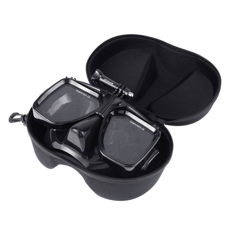 PULUZ Equipo de buceo para deportes acuáticos Máscara de buceo Gafas de natación para GoPro Hero11 Black / HERO10 Black / HERO9 Black /HERO8 / HERO7 /6/5/5 Session /4 Session /4/3+ /3/2/1, Insta360 ONE R, DJIOsmo Action y otras cámaras de acción