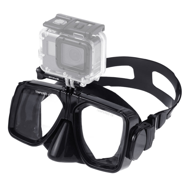 PULUZ Equipo de buceo para deportes acuáticos Máscara de buceo Gafas de natación para GoPro Hero11 Black / HERO10 Black / HERO9 Black /HERO8 / HERO7 /6/5/5 Session /4 Session /4/3+ /3/2/1, Insta360 ONE R, DJIOsmo Action y otras cámaras de acción