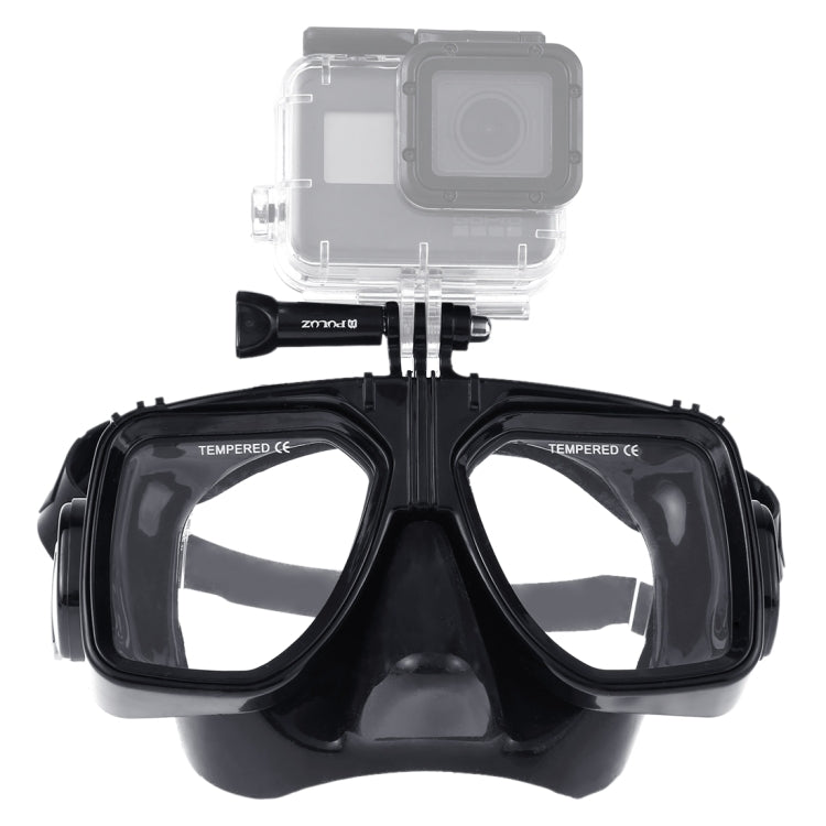 PULUZ Equipo de buceo para deportes acuáticos Máscara de buceo Gafas de natación para GoPro Hero11 Black / HERO10 Black / HERO9 Black /HERO8 / HERO7 /6/5/5 Session /4 Session /4/3+ /3/2/1, Insta360 ONE R, DJIOsmo Action y otras cámaras de acción