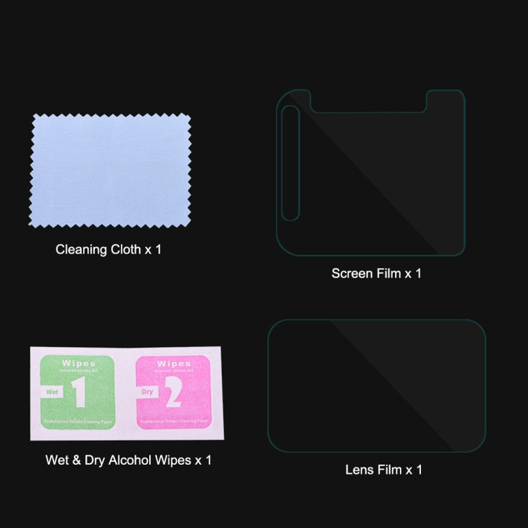 Lente frontal PULUZ y pantalla LCD trasera Película AF HD antihuellas flexible para Sony RX0 II / RX0, For Sony RX0 II