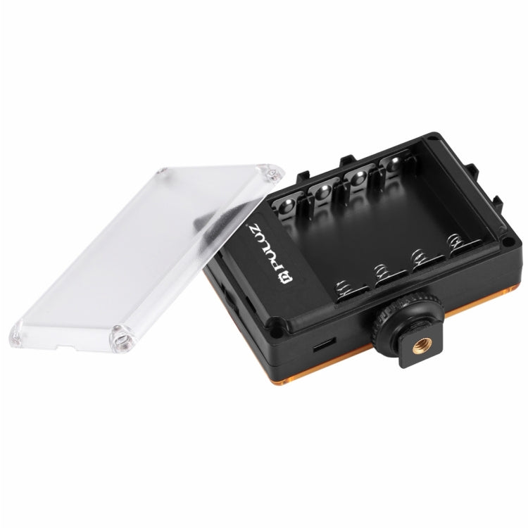 PULUZ Pocket 96 LED 860LM Luz de estudio de fotografía y video profesional Vlogging con filtros magnéticos blancos y naranjas Panel de luz para cámaras Canon, Nikon, DSLR, 96 LED (AE), 104 LED