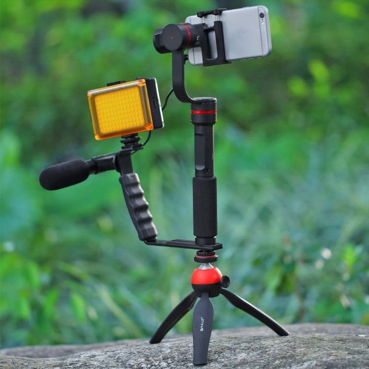 PULUZ Pocket 96 LED 860LM Luz de estudio de fotografía y video profesional Vlogging con filtros magnéticos blancos y naranjas Panel de luz para cámaras Canon, Nikon, DSLR, 96 LED (AE), 104 LED
