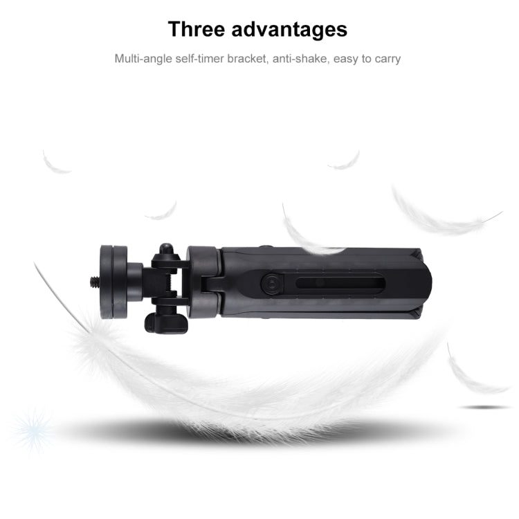 Soporte de trípode de escritorio ajustable de 5 modos PULUZ Pocket con tornillo de 1/4 de pulgada para cámaras DSLR y digitales, altura ajustable: 16,5-21,5 cm