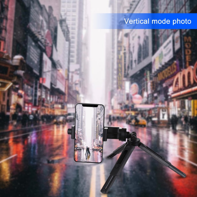 Soporte de trípode de escritorio ajustable de 5 modos PULUZ Pocket con tornillo de 1/4 de pulgada para cámaras DSLR y digitales, altura ajustable: 16,5-21,5 cm