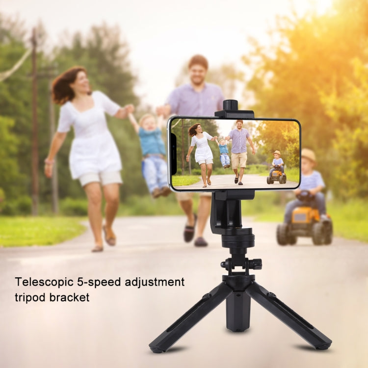 Soporte de trípode de escritorio ajustable de 5 modos PULUZ Pocket con tornillo de 1/4 de pulgada para cámaras DSLR y digitales, altura ajustable: 16,5-21,5 cm