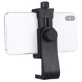 PULUZ Soporte de abrazadera para teléfono con disparo vertical horizontal universal giratorio de 360 grados para iPhone, Galaxy, Huawei, Xiaomi, Sony, HTC, Google y otros teléfonos inteligentes, Horizontal Vertical Clamp