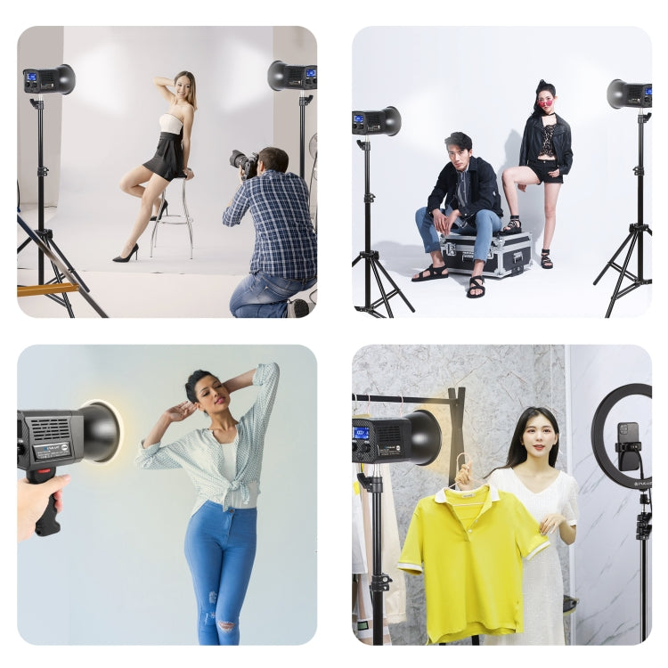 Luz de vídeo de estudio PULUZ 60W 2500K-6500K Luz de relleno de fotografía profesional con temperatura de Color dual, 60W Studio Video Light