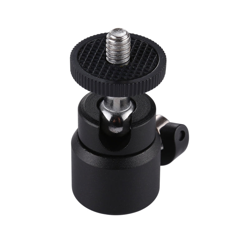 Adaptador de rótula de bola de trípode de metal con tornillo de 1/4 de pulgada PULUZ con bloqueo, Tripod Ball Head