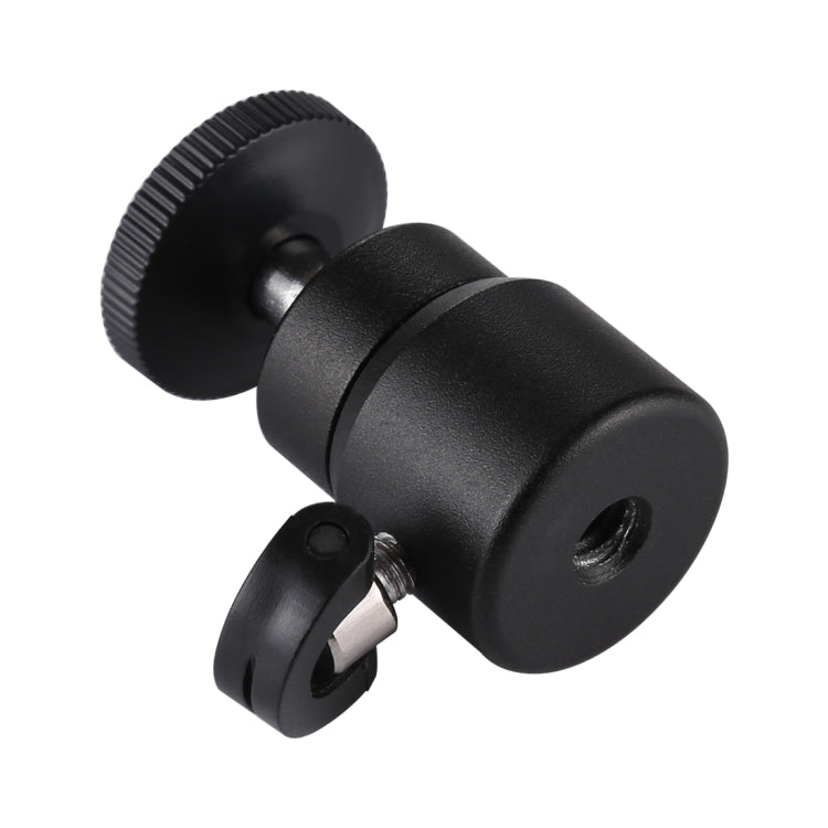 Adaptador de rótula de bola de trípode de metal con tornillo de 1/4 de pulgada PULUZ con bloqueo, Tripod Ball Head