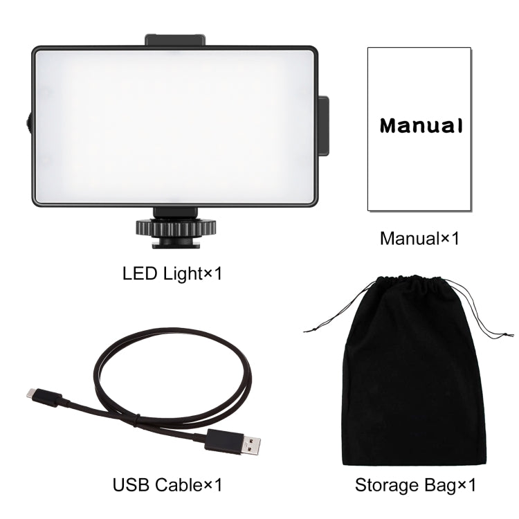 PULUZ 104 LED 3200K / 5600K Luz de vídeo regulable en cámara fotografía iluminación luz de relleno para cámaras Canon, Nikon, DSLR, 104 LED Dimmable Light
