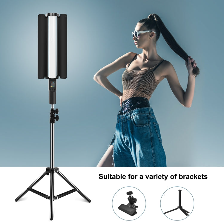 PULUZ 190 LED Foto Luz de mano Stick Luz de relleno RGB a todo color con Barndoor, 190 LEDs RGB Fill Light with Barndoor