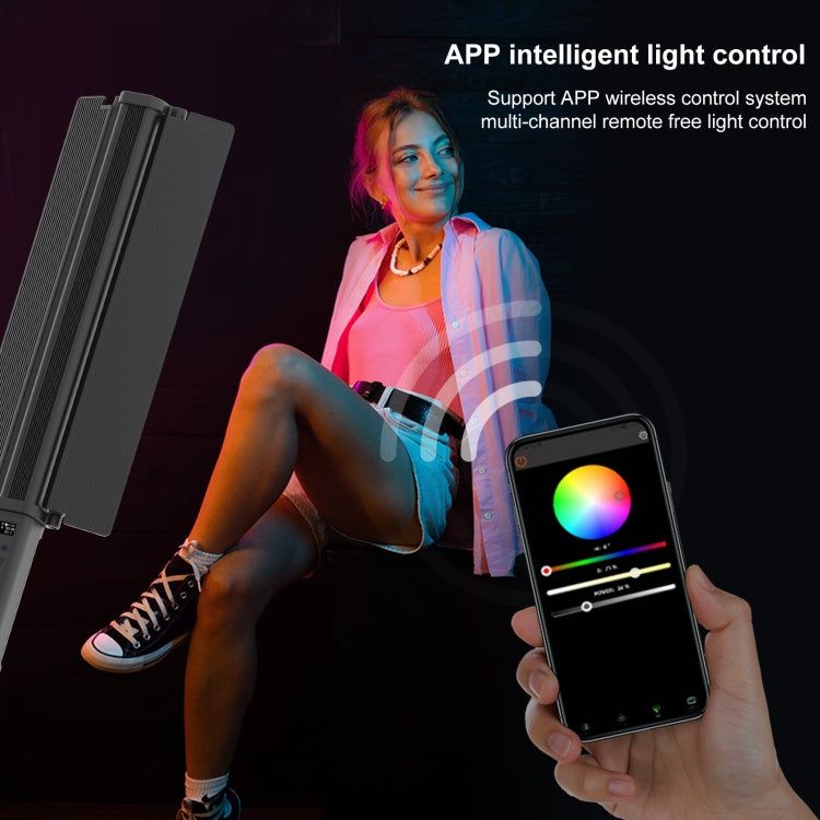 Luz de relleno RGB a todo color con luz de mano para fotografía PULUZ de 72 LED con puerta de granero, 72 LEDs RGB Fill Light