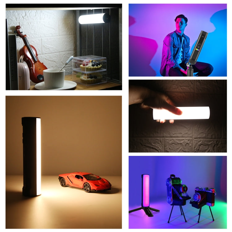 Luz de relleno LED magnética de luz de barra RGB a todo color de mano para fotografía PULUZ de 17cm, 17cm Magnetic LED Fill Light
