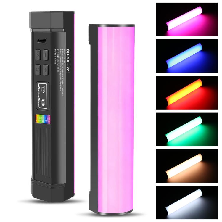 Luz de relleno LED magnética de luz de barra RGB a todo color de mano para fotografía PULUZ de 17cm, 17cm Magnetic LED Fill Light