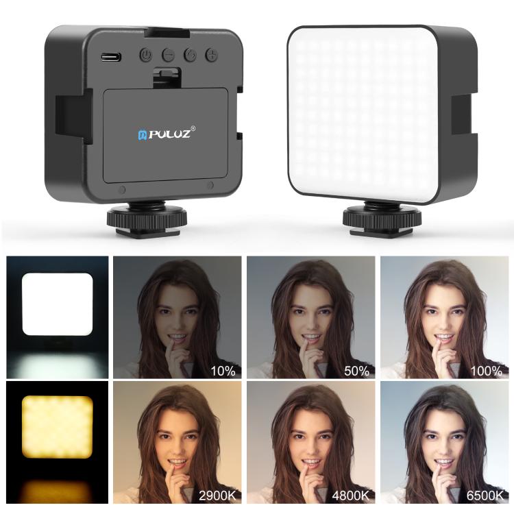 PULUZ 100 LED 5W Luz de relleno para empalme de vídeo para cámara/videocámara, 100 LED 5W