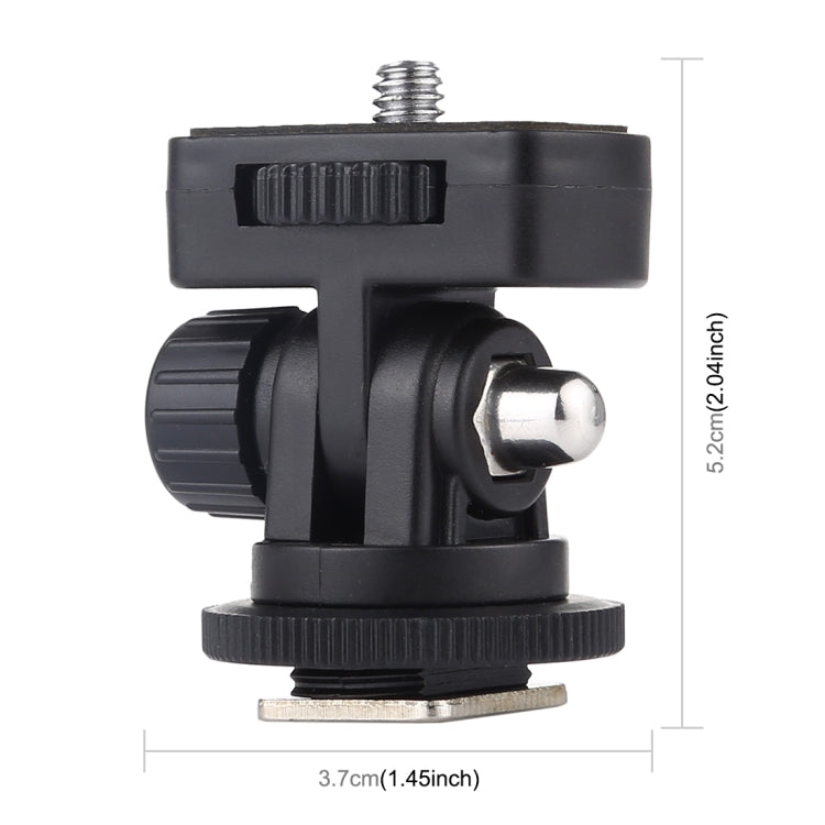 Adaptador de montaje para trípode de zapata fría con rosca de 1/4 de pulgada PULUZ, Mount Adapter
