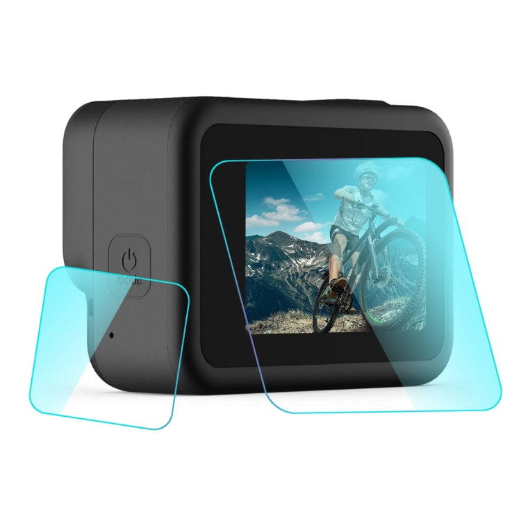 PULUZ para GoPro HERO8 Lente negra + Pantalla LCD Película de vidrio templado 9H 2.5D, For GoPro HERO8 Black
