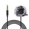 PULUZ 1,5 m 3,5 mm Jack Lavalier Micrófono de grabación de condensador con cable, 1.5m 3.5mm Jack