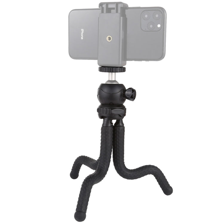 PULUZ Mini Octopus Soporte para trípode flexible con rótula para cámaras SLR, GoPro, teléfono móvil, tamaño: 25 cm x 4,5 cm, 25cm Tripod(US), 25cm Tripod