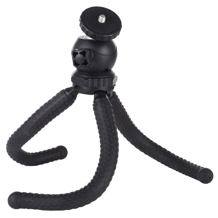PULUZ Mini Octopus Soporte para trípode flexible con rótula para cámaras SLR, GoPro, teléfono móvil, tamaño: 25 cm x 4,5 cm, 25cm Tripod(US), 25cm Tripod