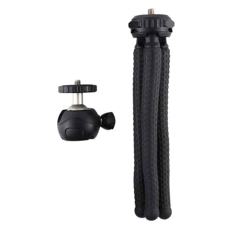 PULUZ Mini Octopus Soporte para trípode flexible con rótula para cámaras SLR, GoPro, teléfono móvil, tamaño: 25 cm x 4,5 cm, 25cm Tripod(US), 25cm Tripod