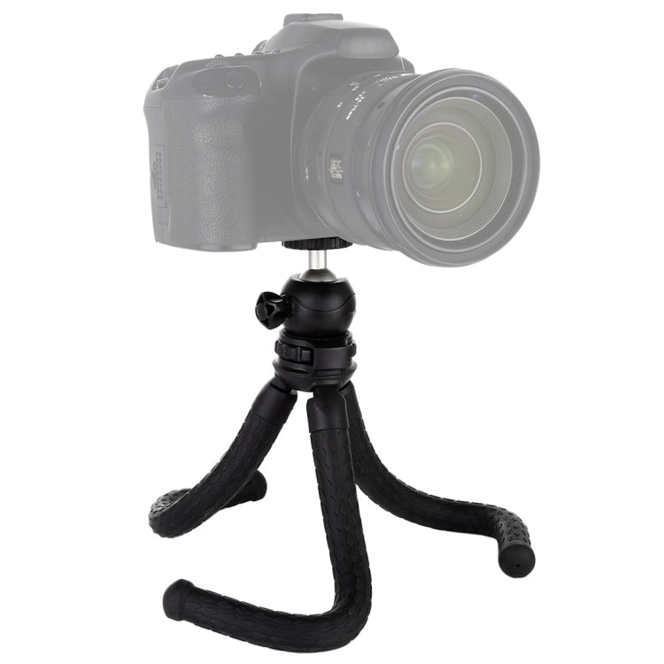 PULUZ Mini Octopus Soporte para trípode flexible con rótula para cámaras SLR, GoPro, teléfono móvil, tamaño: 30 cm x 5 cm, 30cm Tripod