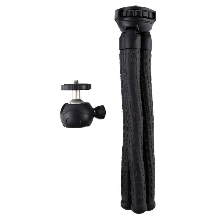 PULUZ Mini Octopus Soporte para trípode flexible con rótula para cámaras SLR, GoPro, teléfono móvil, tamaño: 30 cm x 5 cm, 30cm Tripod