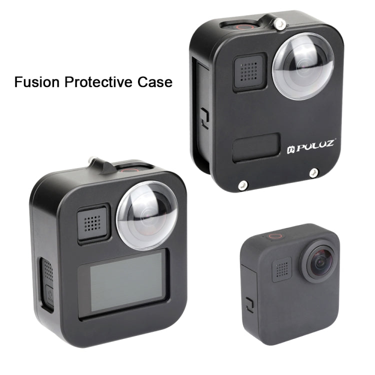 Carcasa PULUZ Carcasa protectora de aleación de aluminio CNC para GoPro Max, Aluminum Alloy Cage