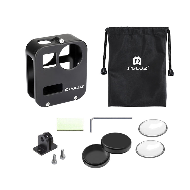 Carcasa PULUZ Carcasa protectora de aleación de aluminio CNC para GoPro Max, Aluminum Alloy Cage