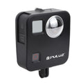 PULUZ para GoPro Fusion carcasa CNC jaula protectora de aleación de aluminio con montaje básico y tapas de lentes, For GoPro Fusion
