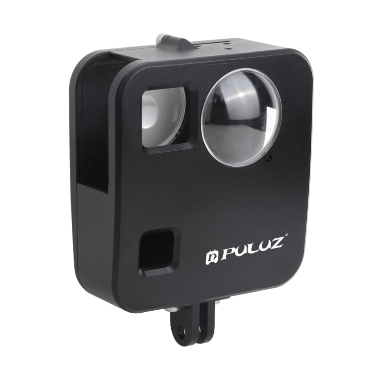 PULUZ para GoPro Fusion carcasa CNC jaula protectora de aleación de aluminio con montaje básico y tapas de lentes, For GoPro Fusion