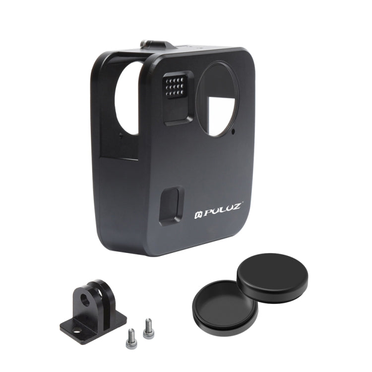 PULUZ para GoPro Fusion carcasa CNC jaula protectora de aleación de aluminio con montaje básico y tapas de lentes, For GoPro Fusion