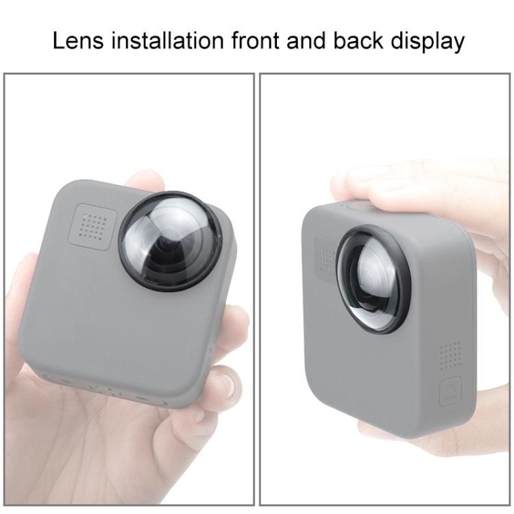 Cubierta protectora de lente acrílica PULUZ de 2 piezas para GoPro Max, Lens Cover