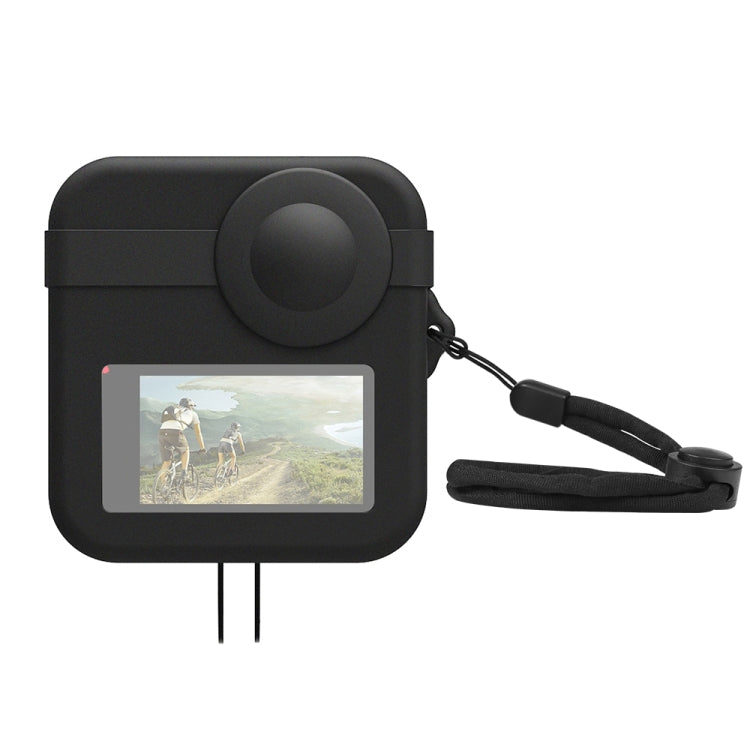PULUZ para GoPro Max Estuche con tapas de lentes duales + Estuche protector de silicona para el cuerpo, Silicone Case