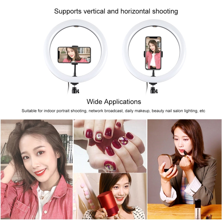 PULUZ 11.8 pulgadas 30 cm USB 3 modos Regulable Temperatura de color dual LED Anillo de luz difusa curva Vlogging Selfie Fotografía Luces de video con abrazadera para teléfono, 11.8 inch
