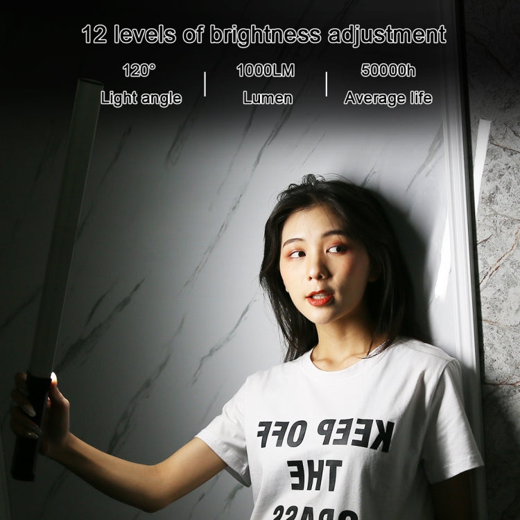 PULUZ RGB colorido foto LED Stick temperatura de color ajustable Luz de relleno LED de mano con Control remoto, Remote Fill Light RU, Remote Fill Light