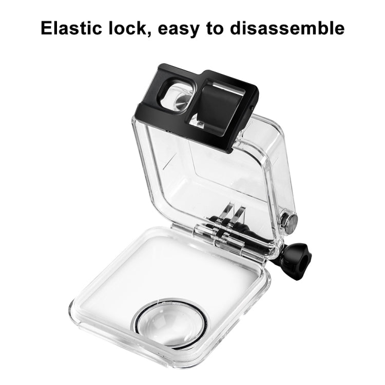 PULUZ Estuche de buceo con carcasa impermeable subacuática de 45 m para GoPro MAX, con hebilla de montaje básico y tornillo, Waterproof Case