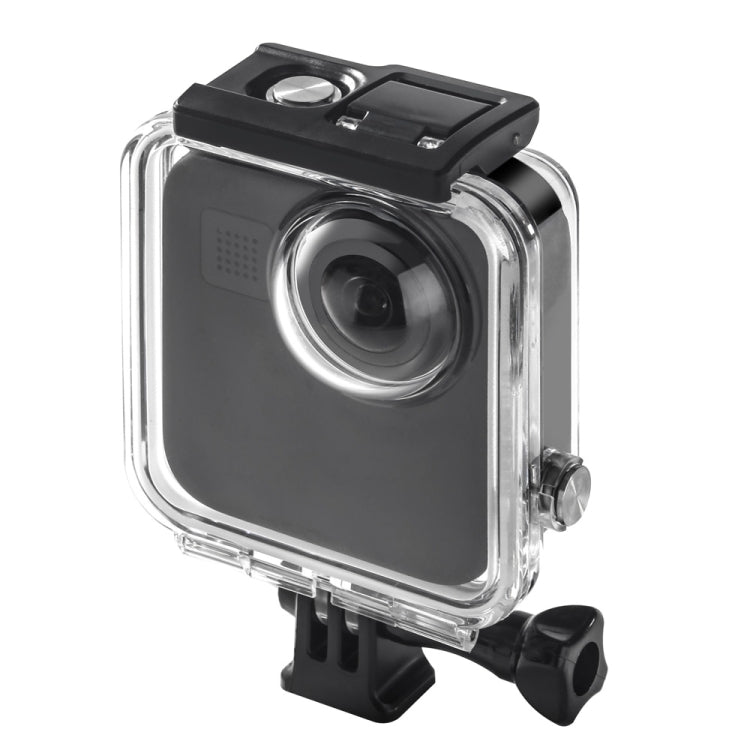 PULUZ Estuche de buceo con carcasa impermeable subacuática de 45 m para GoPro MAX, con hebilla de montaje básico y tornillo, Waterproof Case