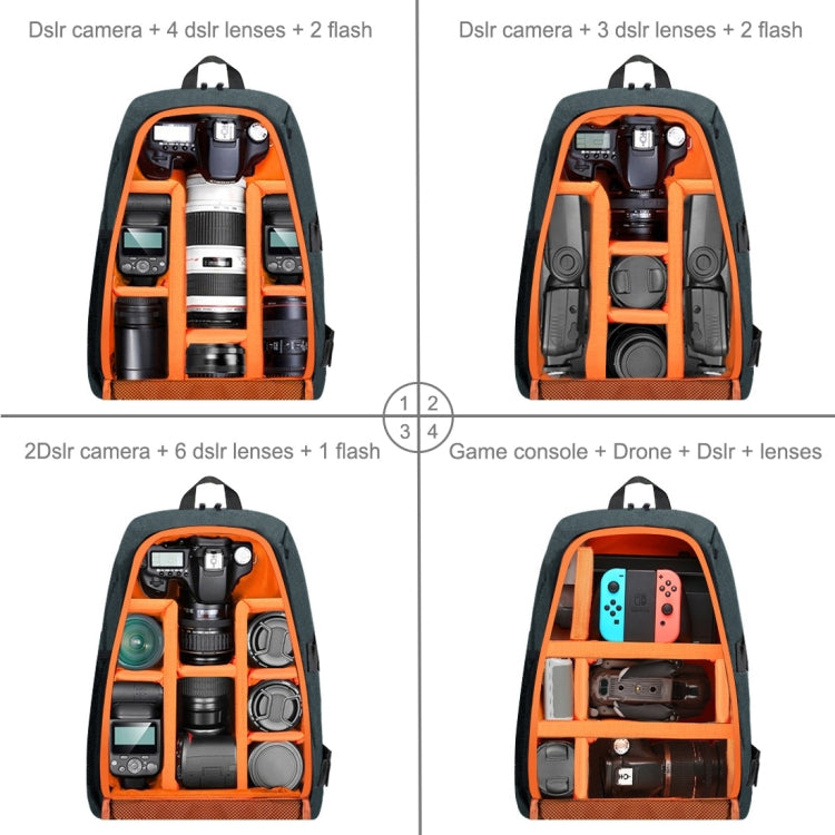 PULUZ Mochila portátil para exteriores, impermeable, a prueba de arañazos, con hombros dobles, bolsa para cámara con estabilizador PTZ de mano y cubierta para lluvia para cámara digital, DJI Ronin-SC / Ronin-S, Backpack(Black RU), Backpack(Grey RU)    ...
