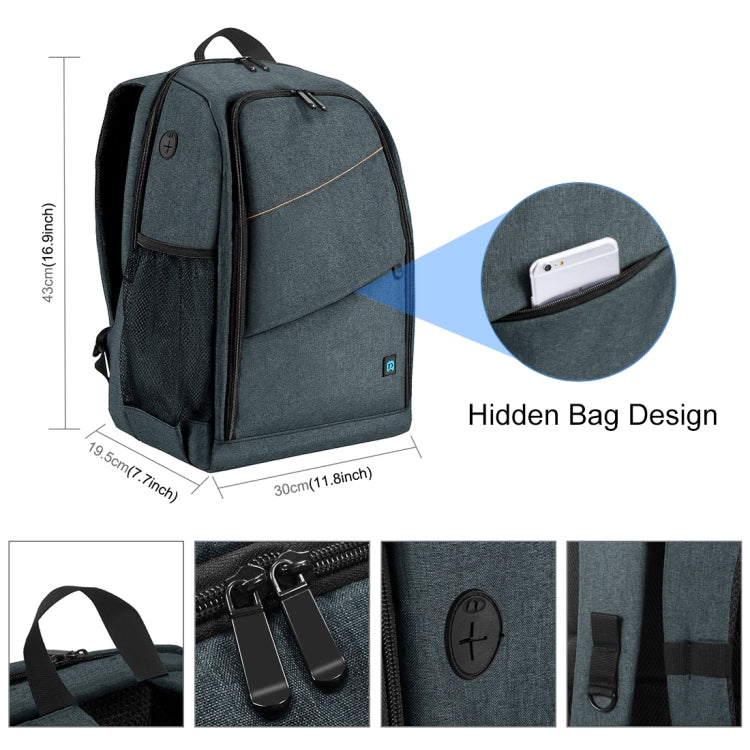 PULUZ Mochila portátil para exteriores, impermeable, a prueba de arañazos, con hombros dobles, bolsa para cámara con estabilizador PTZ de mano y cubierta para lluvia para cámara digital, DJI Ronin-SC / Ronin-S, Backpack(Black RU), Backpack(Grey RU)    ...