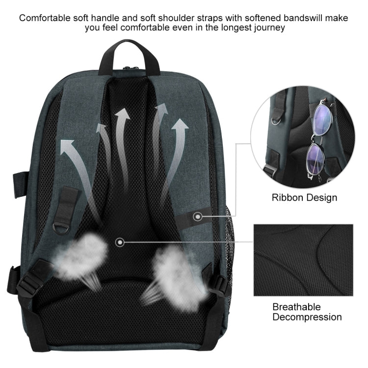 PULUZ Mochila portátil para exteriores, impermeable, a prueba de arañazos, con hombros dobles, bolsa para cámara con estabilizador PTZ de mano y cubierta para lluvia para cámara digital, DJI Ronin-SC / Ronin-S, Backpack(Black RU), Backpack(Grey RU)    ...