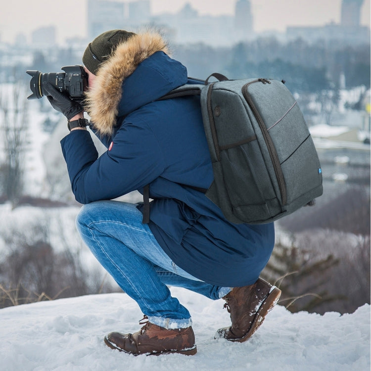 PULUZ Mochila portátil para exteriores, impermeable, a prueba de arañazos, con hombros dobles, bolsa para cámara con estabilizador PTZ de mano y cubierta para lluvia para cámara digital, DJI Ronin-SC / Ronin-S, Backpack(Black RU), Backpack(Grey RU)    ...