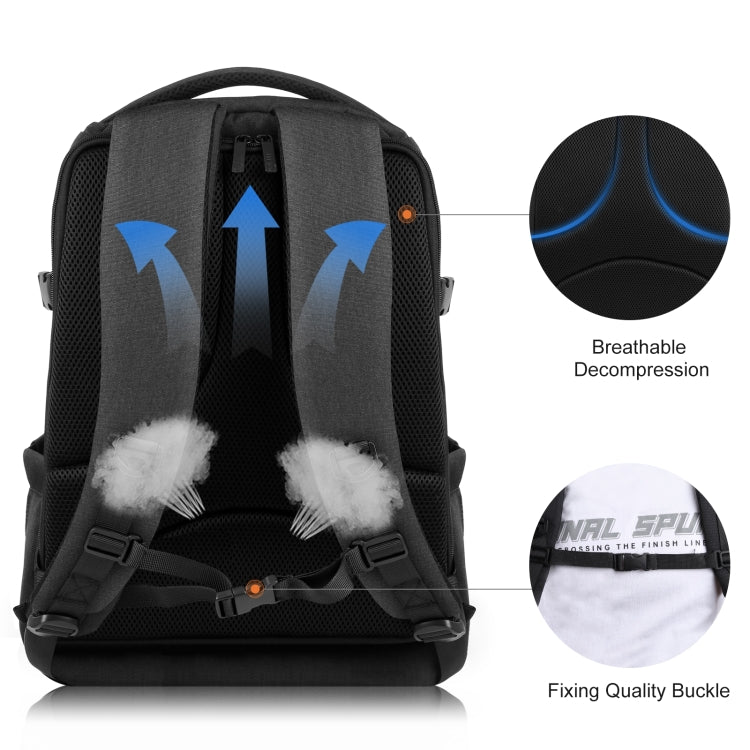 PULUZ Mochila portátil para exteriores, impermeable, a prueba de arañazos, con hombros dobles, bolsa para cámara con estabilizador PTZ de mano y cubierta para lluvia para cámara digital, DJI Ronin-SC / Ronin-S, Camera Bag(Black RU), Camera Bag(Black)
