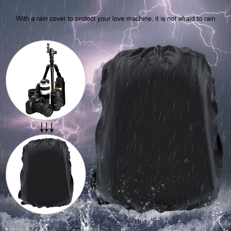 PULUZ Mochila portátil para exteriores, impermeable, a prueba de arañazos, con hombros dobles, bolsa para cámara con estabilizador PTZ de mano y cubierta para lluvia para cámara digital, DJI Ronin-SC / Ronin-S, Camera Bag(Black RU), Camera Bag(Black)